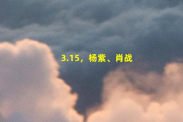 3.15，杨紫、肖战《余生》再定档：芒果台有“前科”，这次能信吗